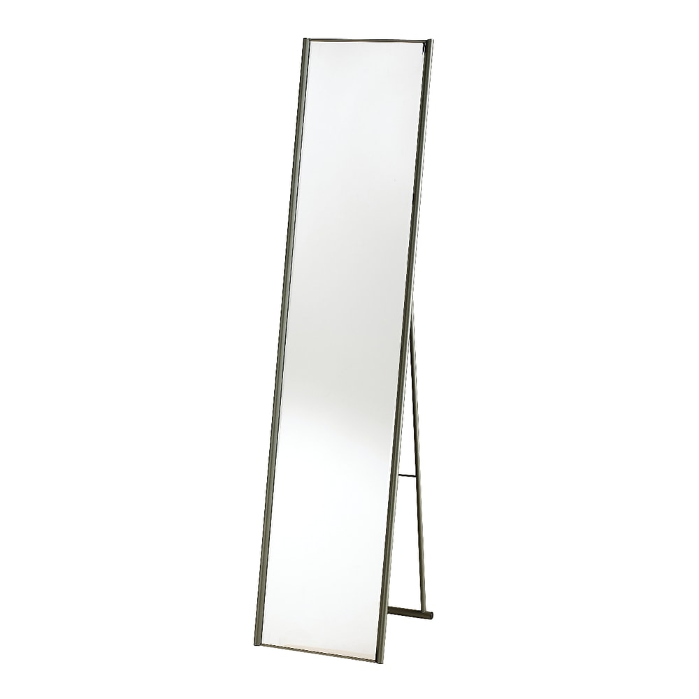 Adesso Alice Folding Floor Mirror, 59inH, Champagne