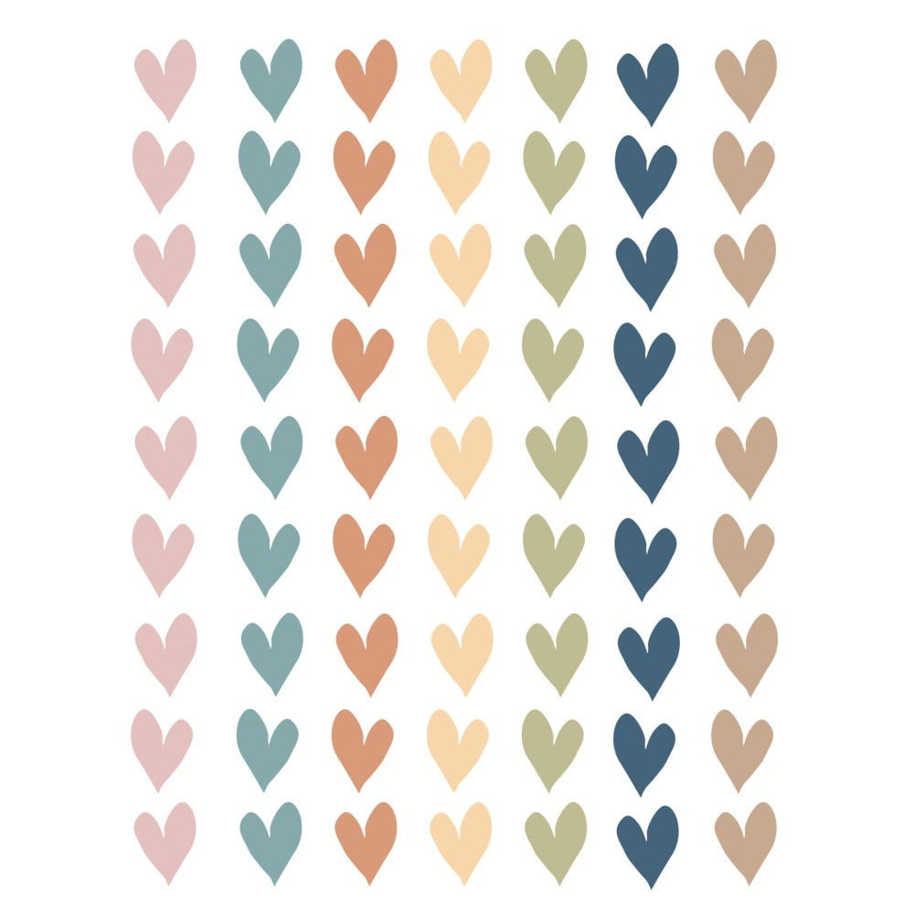 Teacher Created Resources Mini Stickers, Everyone is Welcome Hearts, 378 Stickers Per Pack, Set Of 12 Packs