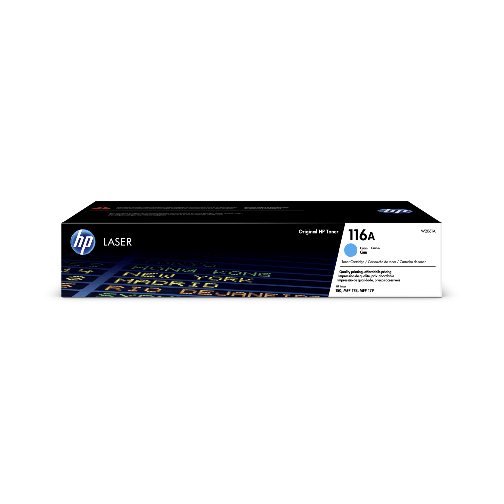 HP 116A Cyan Toner Cartridge, W2061A