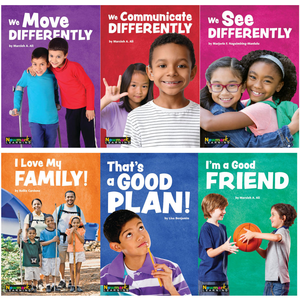 Newmark Learning MySELF Readers, I Respect Differences, Set Of 6 Readers