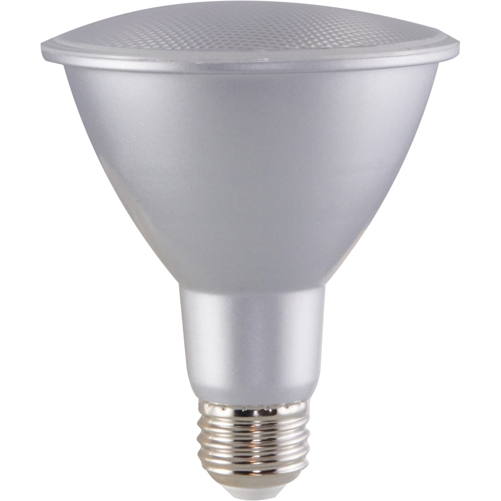 Satco PAR 30 LN LED Bulb - 12.50 W - 75 W Incandescent Equivalent Wattage - 120 V AC - 1000 lm - Parabolic Reflector - PAR30LN Size - Clear - Warm White Light Color - E26 Base - 25000 Hour - 4940.3 deg.F (2726.8 deg.C) Color Temperature - 90 CRI