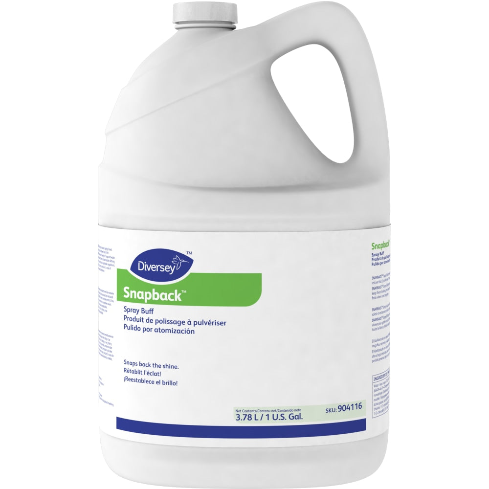 Diversey Snapback Floor Care Maintainer, 1 Gallon, Pack Of 4 Jugs