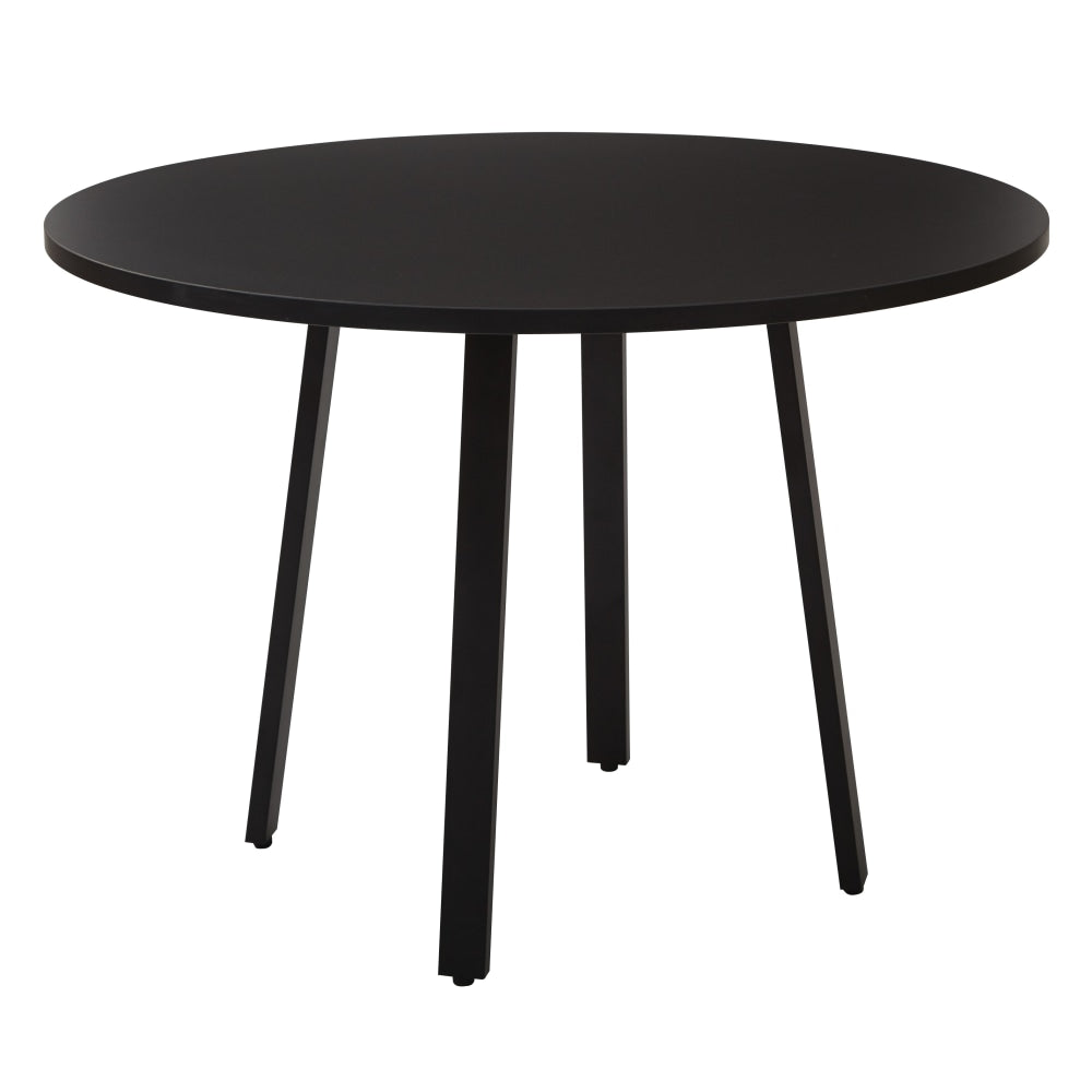 Office Star Prado Round Conference Table, 29-1/2inH x 42inW x 42inD, Black