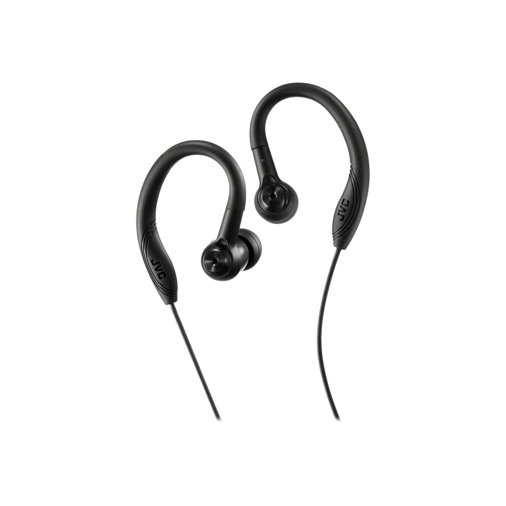 JVC HA-EC10B Sweat Proof - Earphones - in-ear - over-the-ear mount - wired - 3.5 mm jack