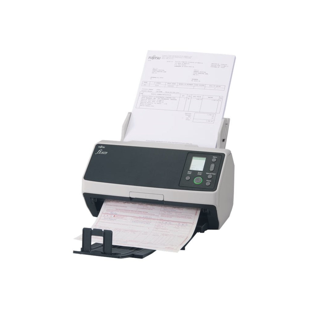 Fujitsu fi-8170 - Document scanner - Dual CIS - Duplex -  - 600 dpi x 600 dpi - up to 70 ppm (mono) / up to 70 ppm (color) - ADF (100 sheets) - up to 10000 scans per day - Gigabit LAN, USB 3.2 Gen 1x1