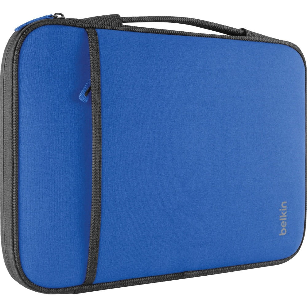 Belkin Carrying Case (Sleeve) for 11in Apple MacBook Air, Chromebook - Blue - Wear Resistant - Neopro Body - Fleece Interior Material - Handle - 8in Height x 12.6in Width x 0.8in Depth - 1 Each