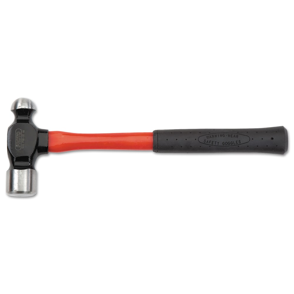 PROTO Ball Pein Hammer with Fiberglass Handle, 32 oz.