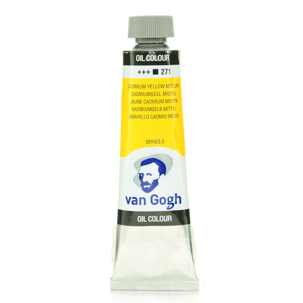 Van Gogh Oil Colors, 1.35 oz, Cadmium Yellow Medium, Pack Of 2