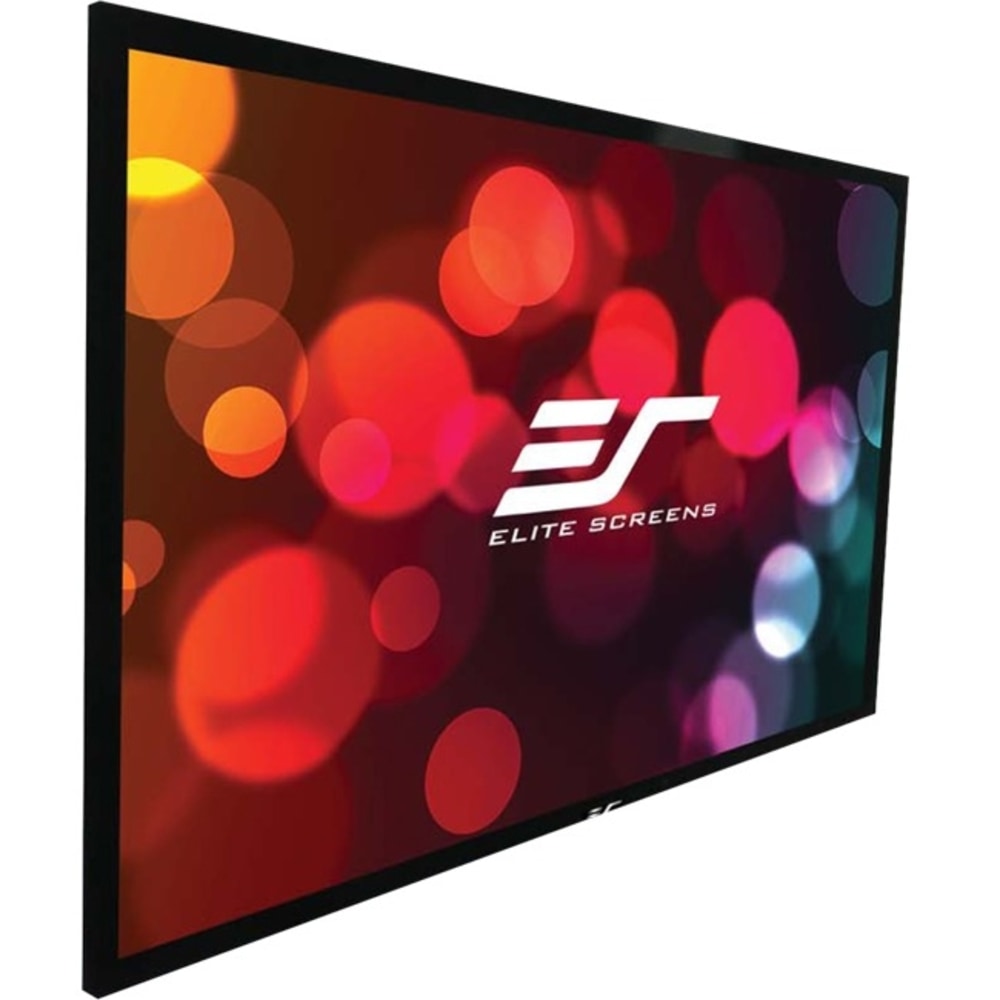 Elite SableFrame ER85WH1-WIDE - Projection screen - wall mountable - 85in (85 in) - 2.35:1 - CineWhite - black