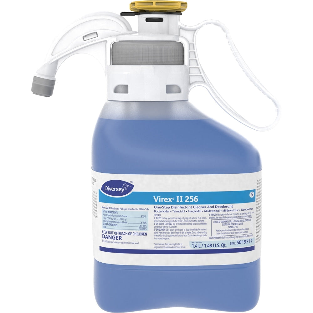 Diversey Virex II 256 One-Step Disinfectant Cleaner And Deodorant, 1.48 Qt