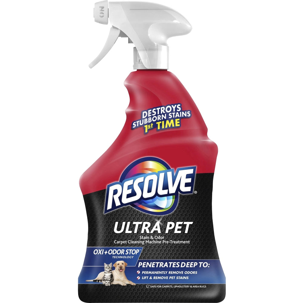 Resolve Ultra Stain/Odor Remover Spray For Pets, 32 Oz Bottle