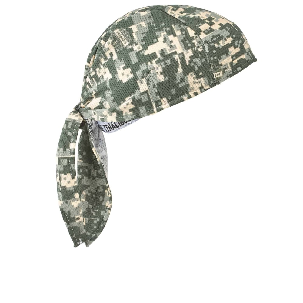 Ergodyne Chill-Its 6615 High-Performance Dew Rags, Camo, Pack Of 6 Dew Rags