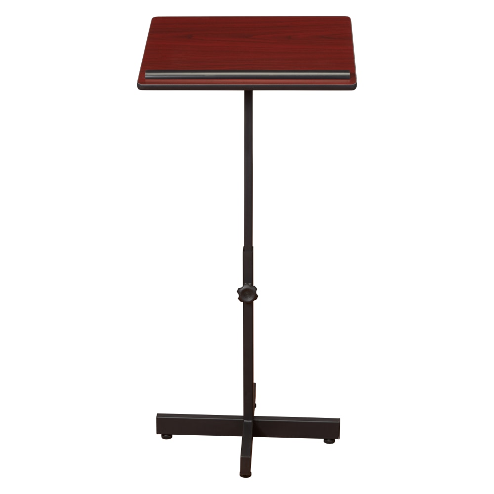 Oklahoma Sound? Portable Presentation Lectern Stand, Mahogany