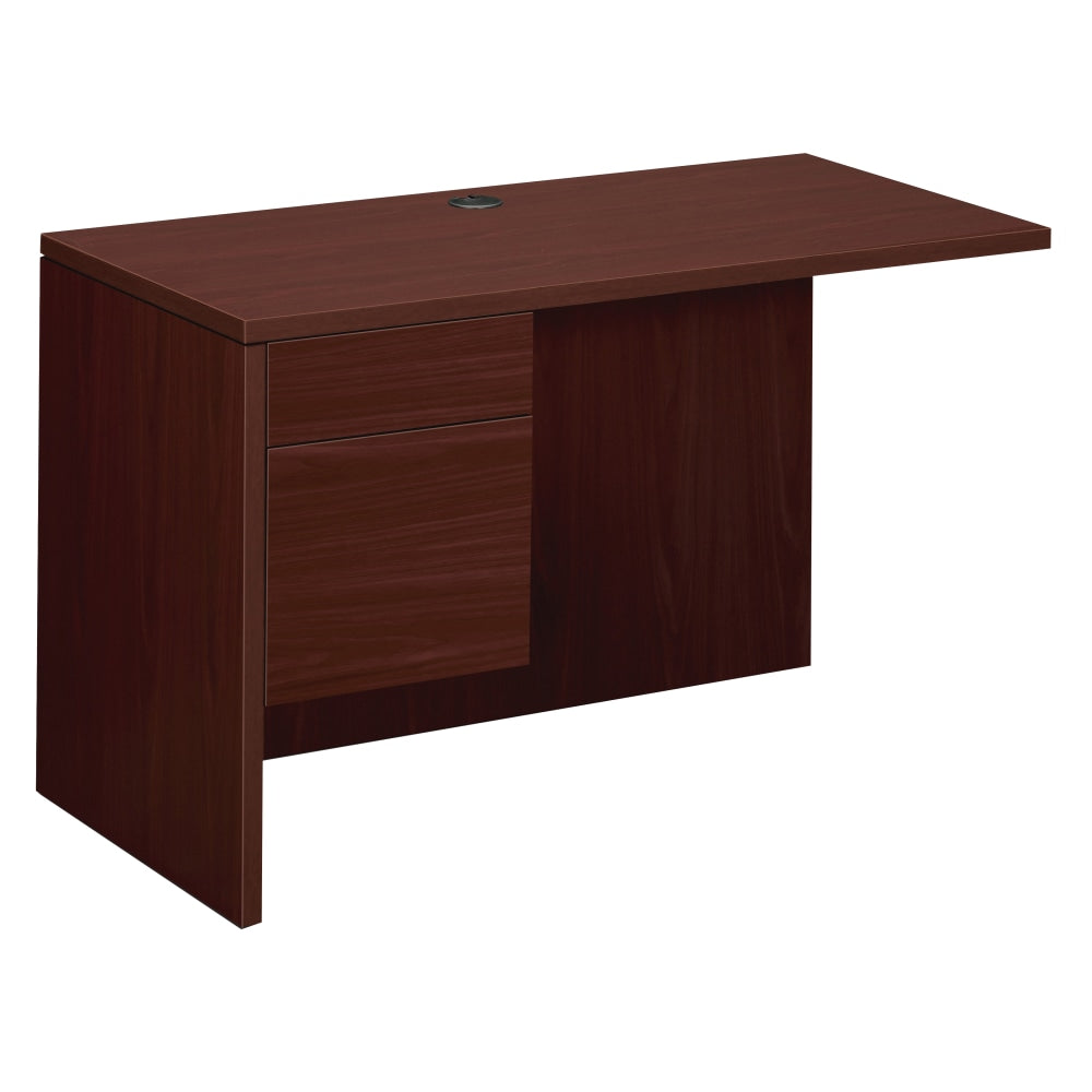 HON 10500 48inW Left Desk Return, Mahogany