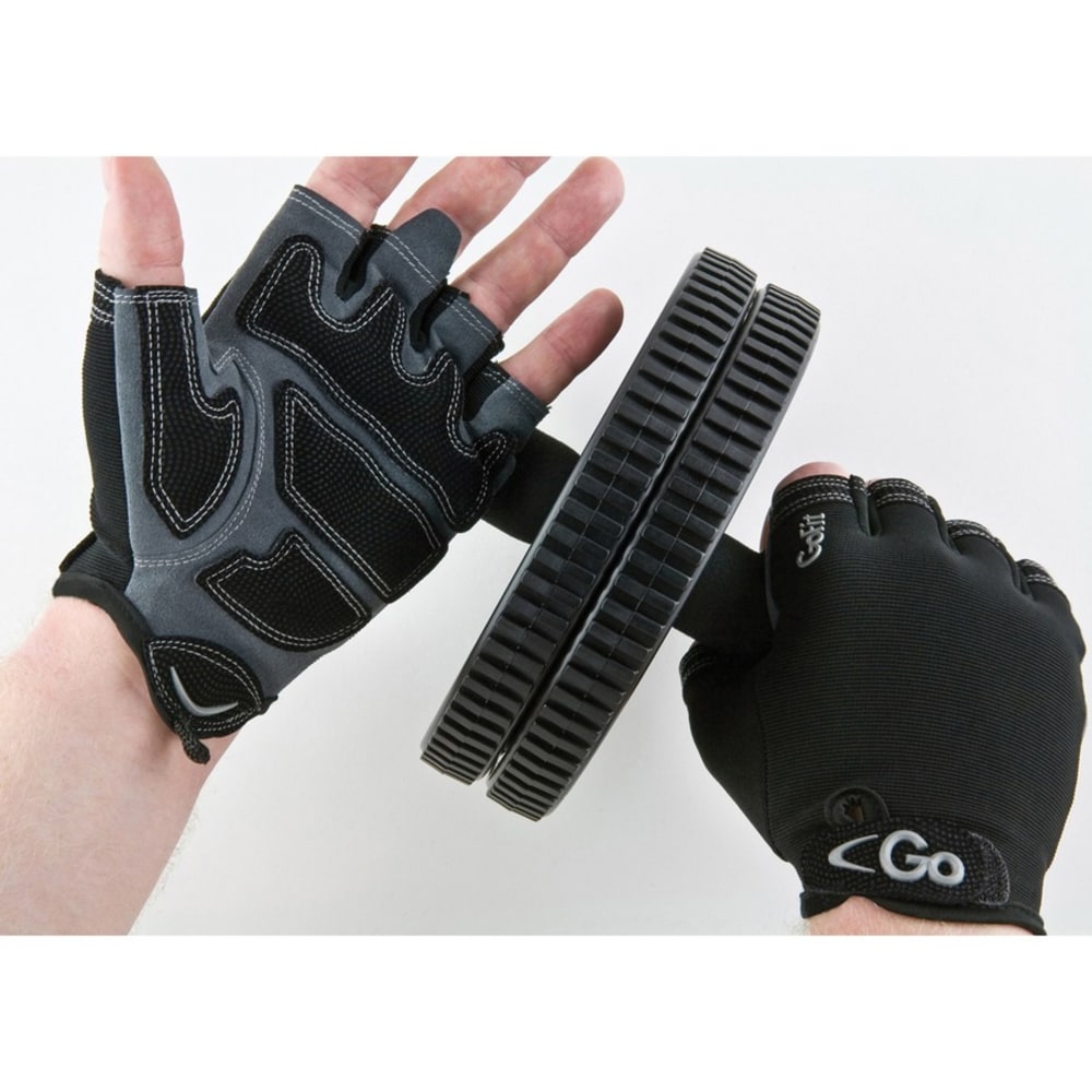 GoFit Mens Xtrainer Cross-Training Gloves (X-Large) - Thermal Protection - X-Large Size - Ergonomic, Padded Palm, Comfortable Grip, Durable, Double Stitched, Finger Pull Tab - For Training, Exercise