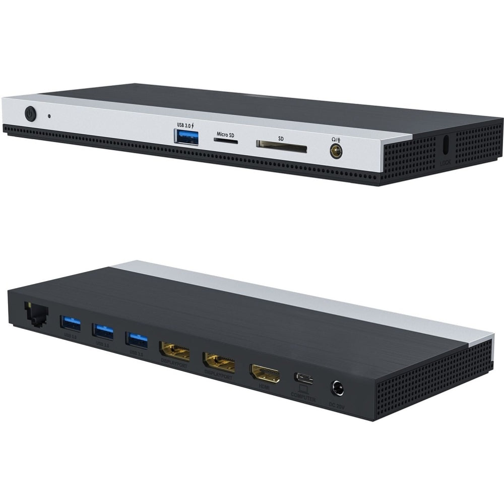 4XEMs USB-C Triple Display Docking Station with Power Delivery (2 DP + 1HDMI) - 4XEMs USB-C Triple Display Docking Station with Power Delivery (2 DP + 1HDMI)