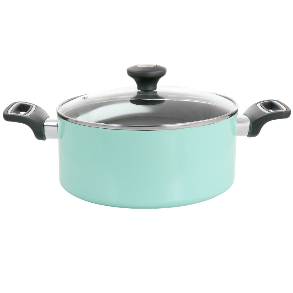 Martha Stewart Everyday Dutch Oven, 5 Qt, Turquoise