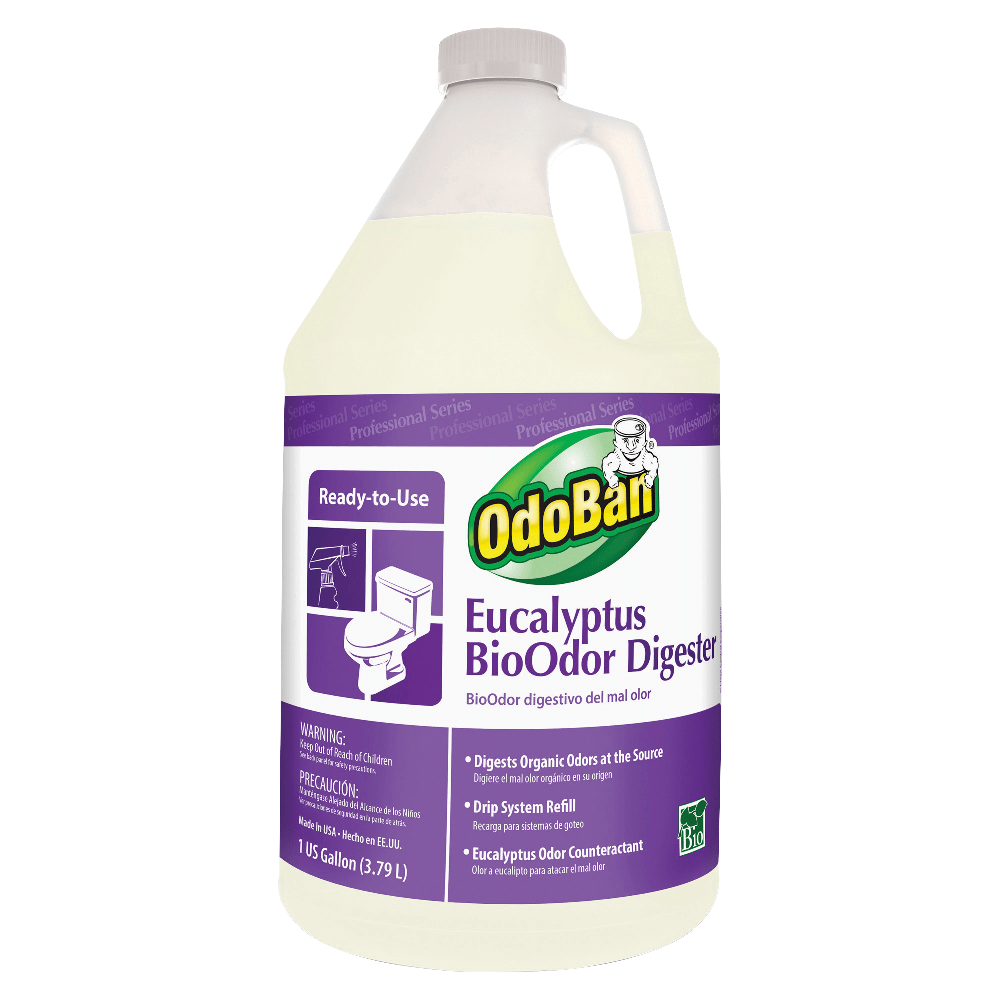 OdoBan Eucalyptus BioOdor Digester Refill, Floral Scent, 128 Oz Bottle