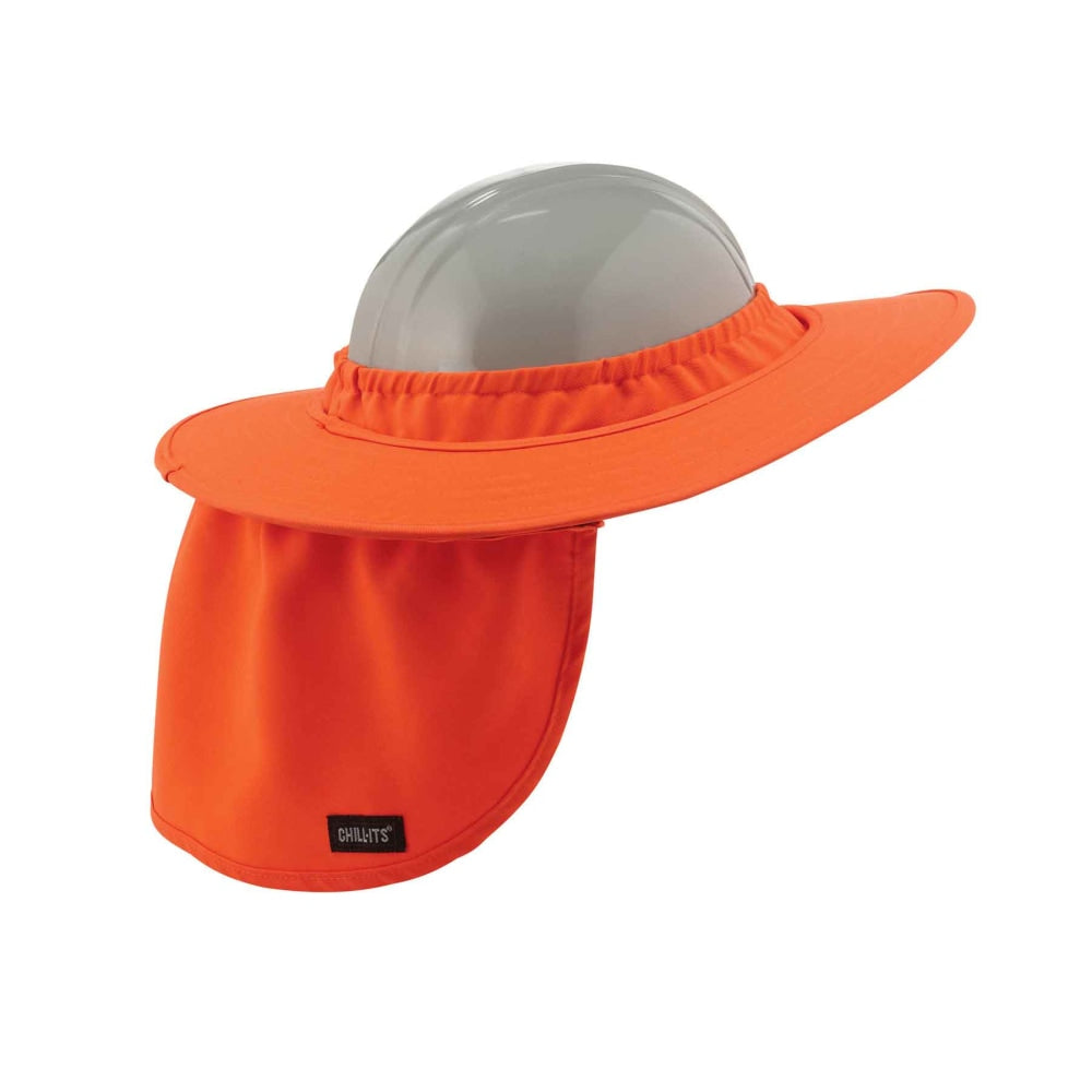 Ergodyne Chill-Its 6660 Hard Hat Brim With Shade, Orange