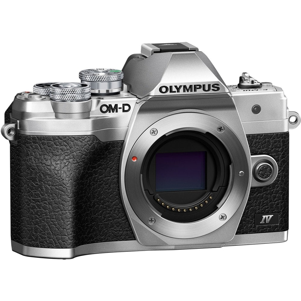 Olympus OM-D E-M10 Mark IV 20.3 Megapixel Mirrorless Camera Body Only - Silver - 4/3in Sensor - Autofocus - 3in Touchscreen LCD - Sensor-shift, Digital (IS) - 5184 x 3888 Image - 3840 x 2160 Video - HD Movie Mode - Wireless LAN