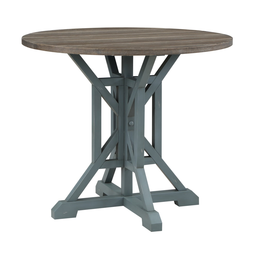 Coast to Coast Wharf Dining Table, 36inH x 42inW x 42inD, Bar Harbor Blue