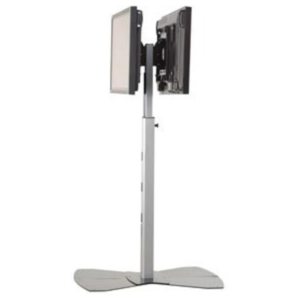 Chief Large Dual Display AV Floor Stand Display Mount - For Displays 42-86in - Black - Up to 400lb Flat Panel Display - Black