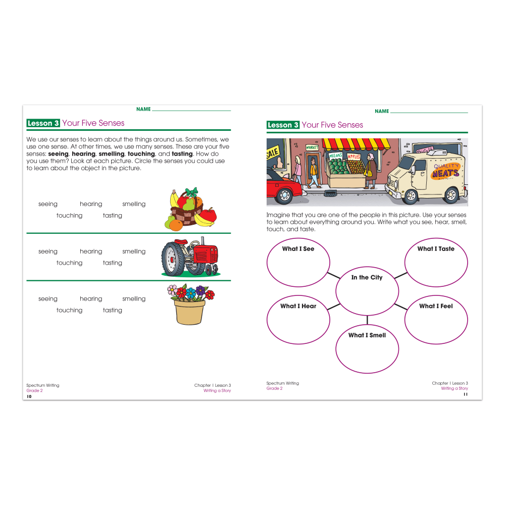 Spectrum Writing, Grade 2