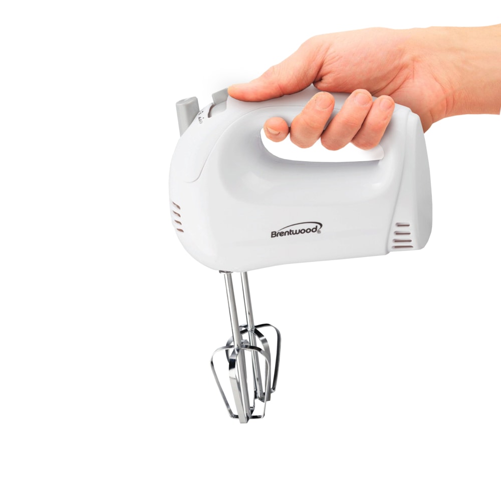 Brentwood 99583185M 5-Speed Hand Mixer, White