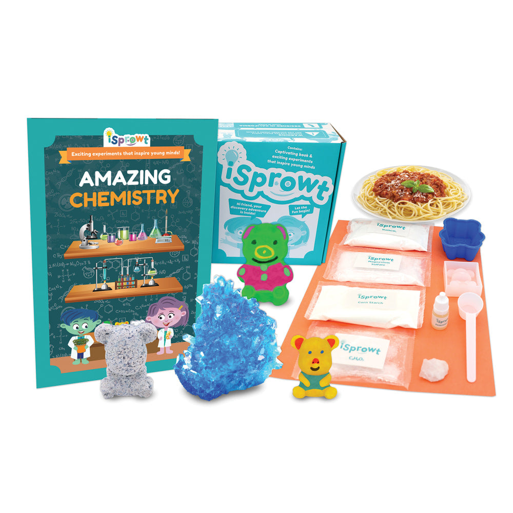 iSprowt Fun Science Kits For Kids, Chemistry, Kindergarten to Grade 5