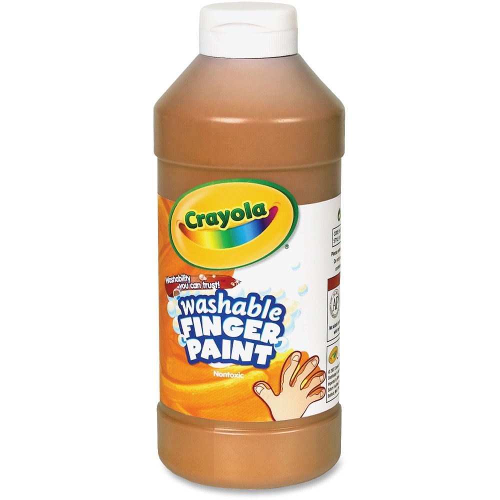 Crayola Washable Finger Paint, 16 Oz., Brown