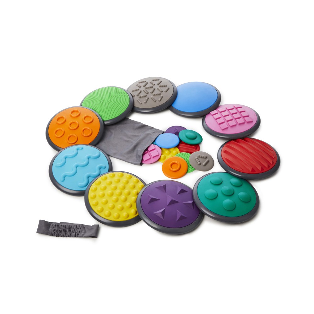 Gonge 22-Piece Tactile Disc Set, Assorted Colors