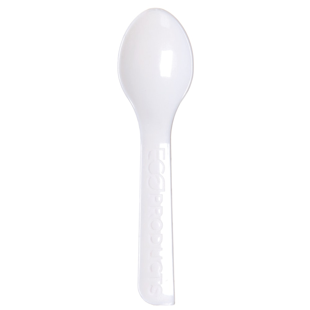 Eco-Products Plantware Tasting Spoons, 3in, White, Pack Of 2,000 Spoons