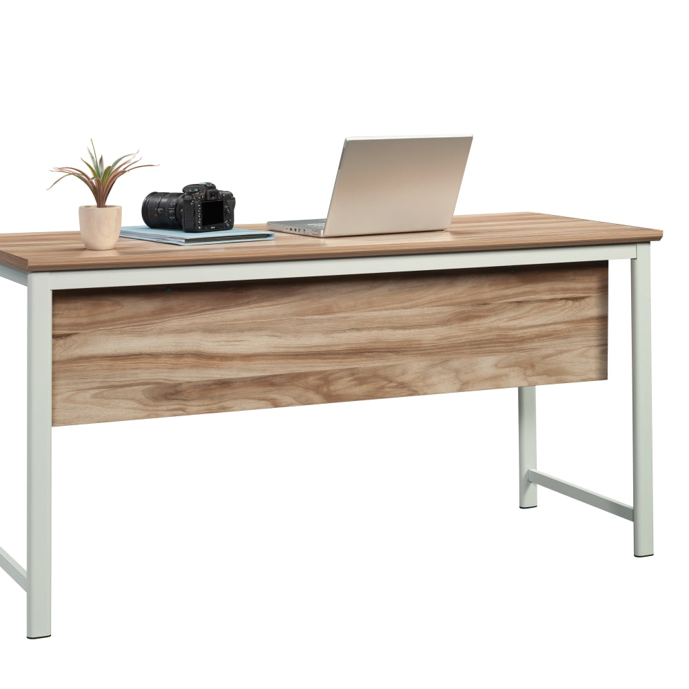 Sauder Bergen Circle Modesty Panel For 60in Desks, 12-7/8inH x 53-1/8inW x 4-1/4inD, Kiln Acacia