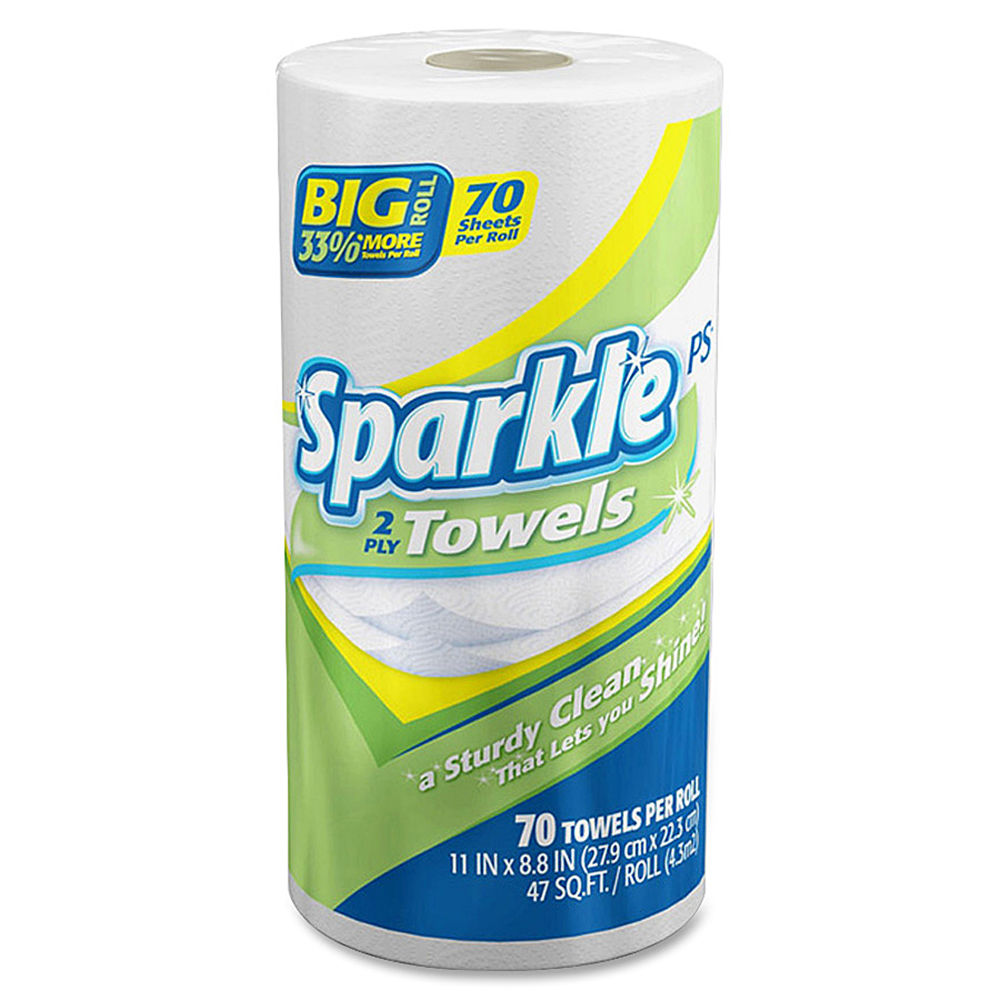 Sparkle ps Premium 2-Ply Paper Towels, Roll Of 70 Sheets