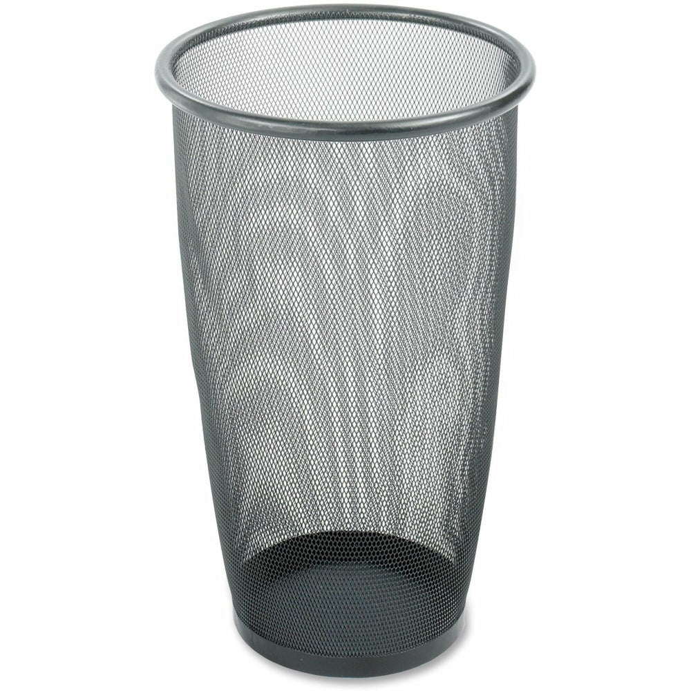 Safco Mesh Wastebasket, 9 Gallons, Black