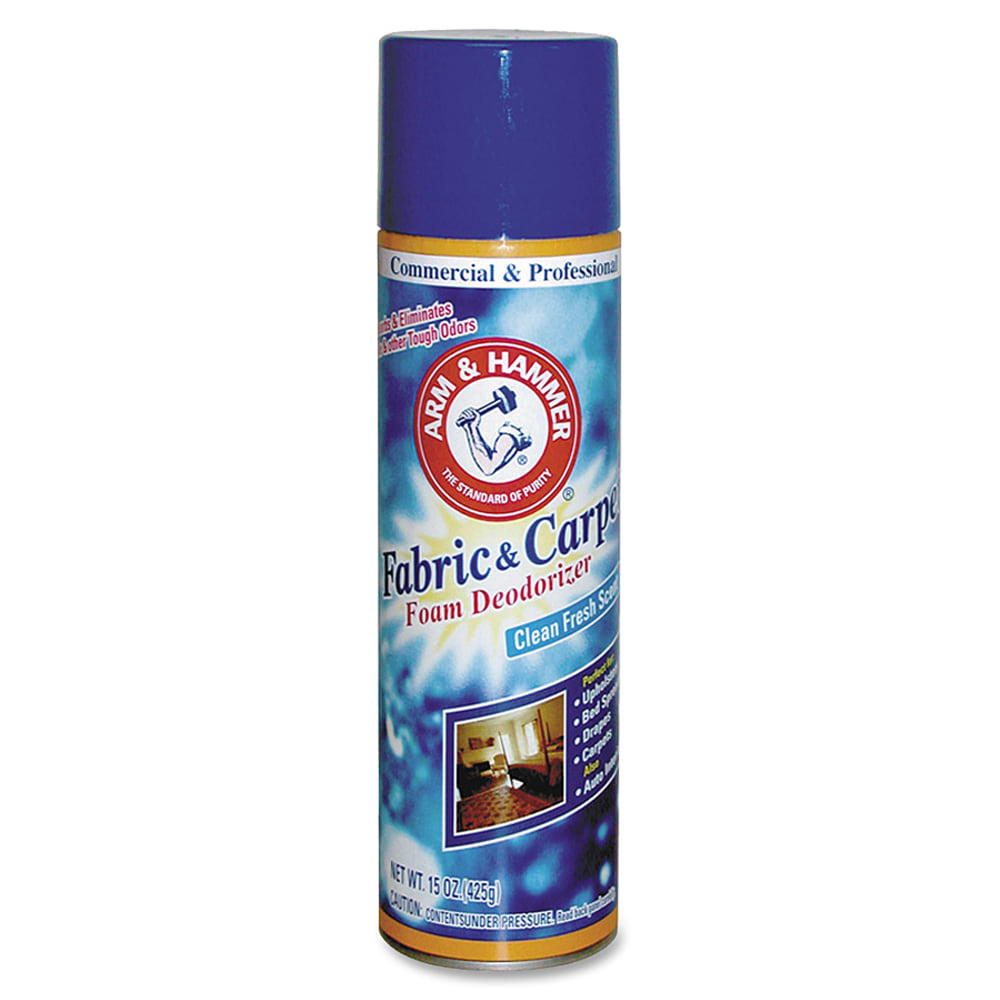 Arm & Hammer Fabric & Carpet Foam Deodorizer, 15 Oz Bottle