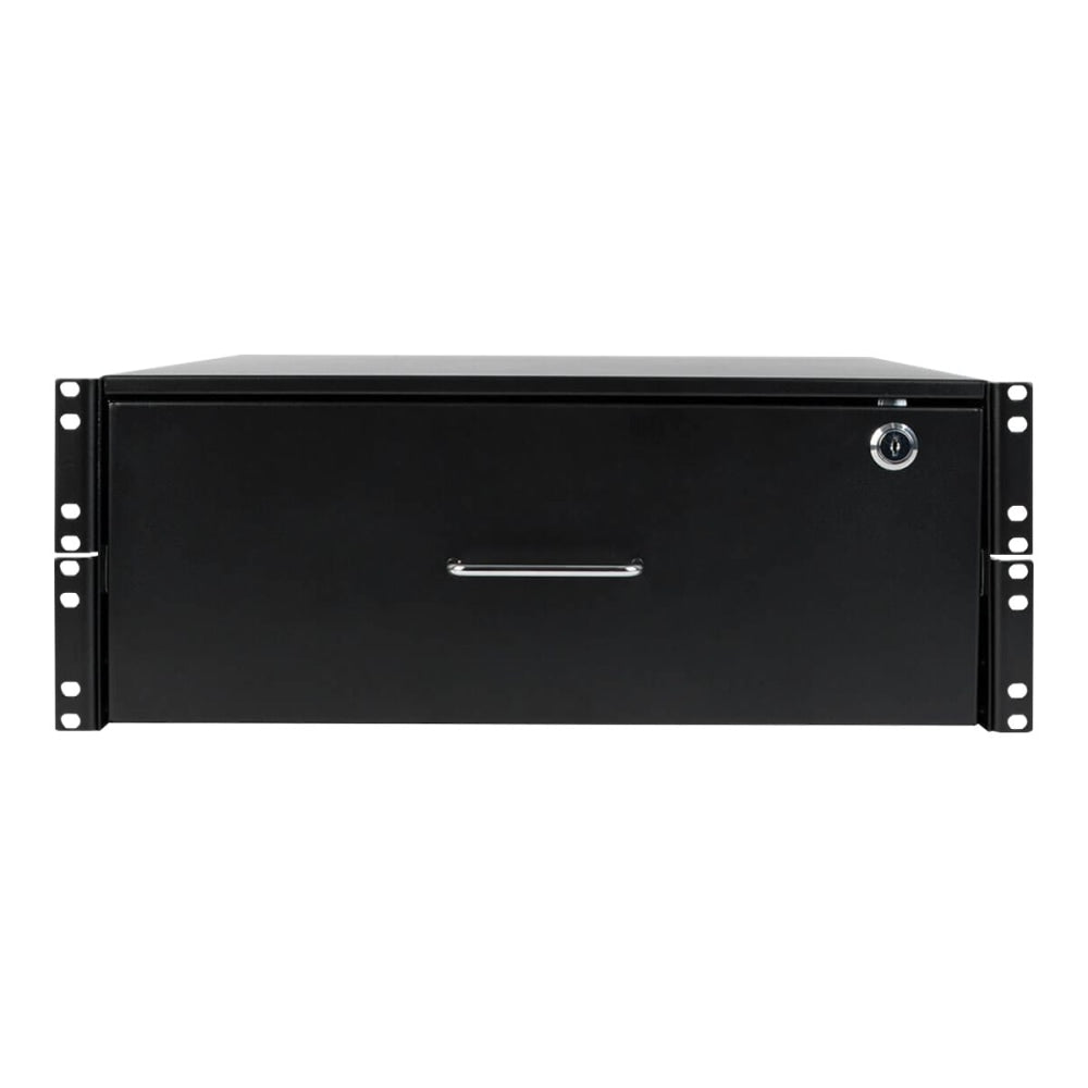 Tripp Lite 4U Locking Rackmount Storage Drawer Rack Enclosures/ Open Frame - Rack storage drawer - black - 4U - 19in