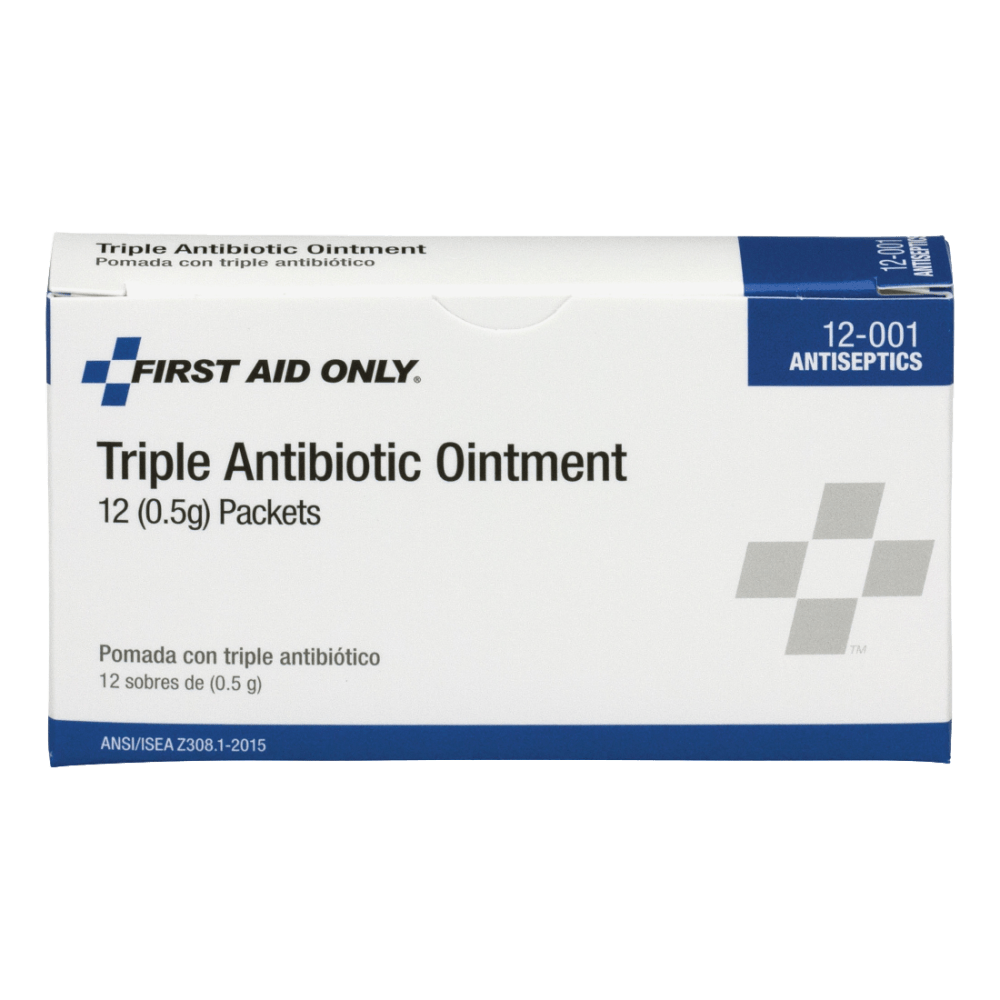 First Aid Only BZK Antiseptic Towelettes, 2in x 2in, White, Box Of 10