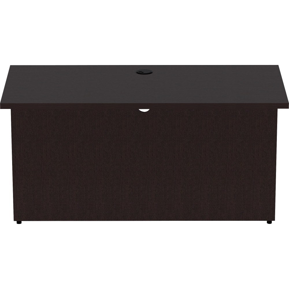 Lorell Essentials 48inW Desk Bridge, Espresso