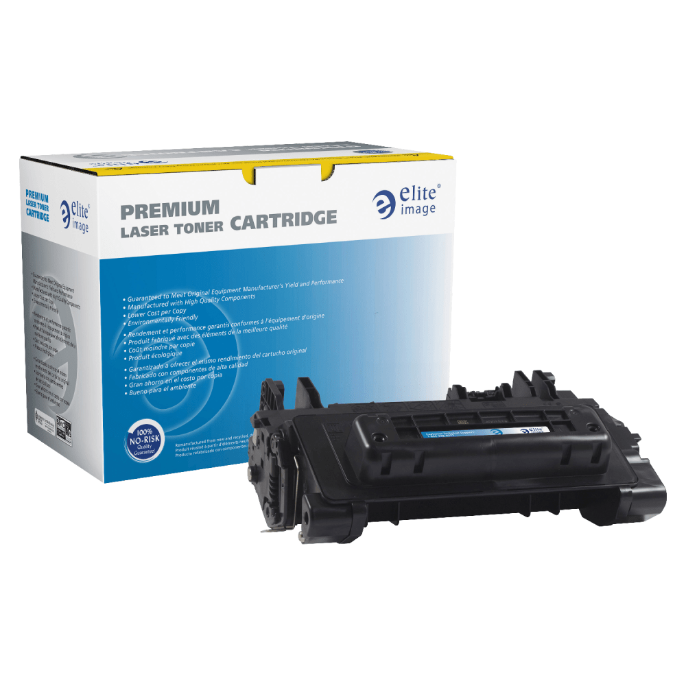 Elite Image Remanufactured Black Toner Cartridge Replacement For HP 81A, CF281A, ELI76124