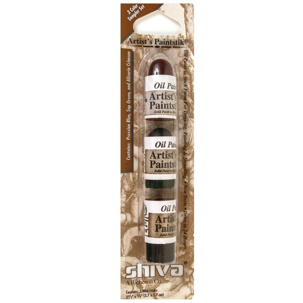 Shiva Artists Paintstik Sampler Set, Romance, Classic, 1 1/2in x 5/8in, Set Of 3