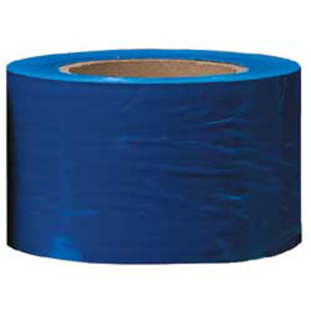 Partners Brand Color Bundling Stretch Film, 80 Gauge, 3in x 1000ft, Blue, Case Of 18