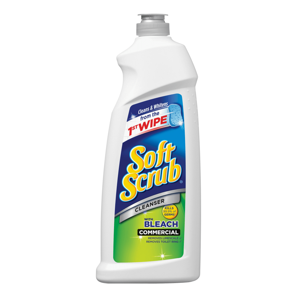 Soft Scrub Cleanser With Bleach, 36 Oz Bottle