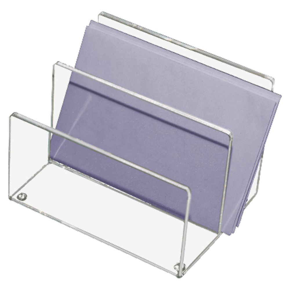 Kantek Mini Sorter, 4in x 4 1/8in x 6 5/16in, Clear