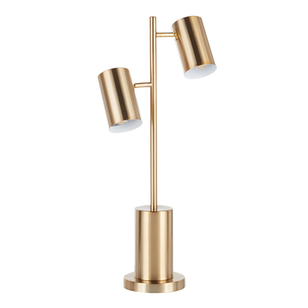 LumiSource Cannes Table Lamp, 27inH, Gold