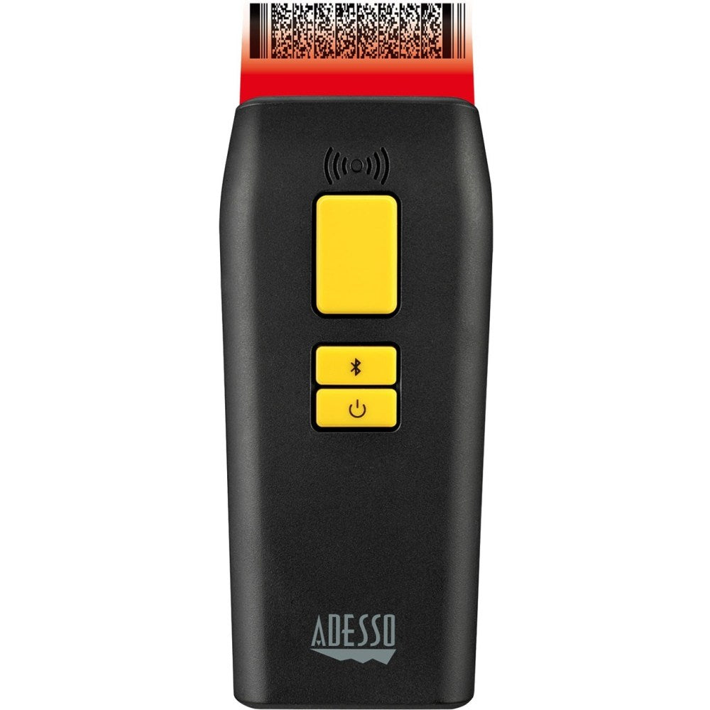 Adesso NuScan 3500TB Bluetooth Antimicrobial Waterproof 2D Barcode Scanner - Wireless Connectivity - 300 scan/s - 12in Scan Distance - 1D, 2D - CCD - Bluetooth - USB - IP66 - Healthcare, Logistics, Library, Warehouse, Retail