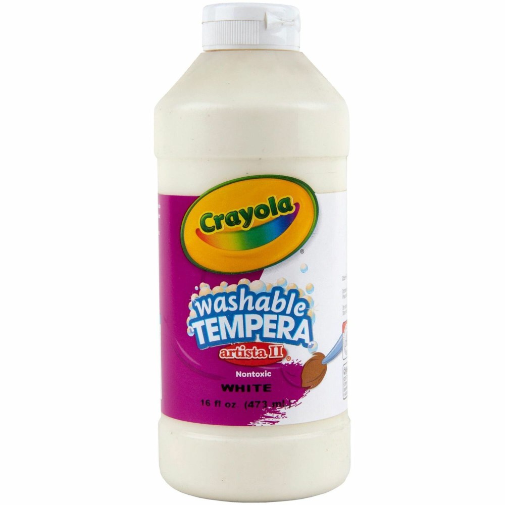 Crayola Artista II Tempera Paint, 16 Oz, White