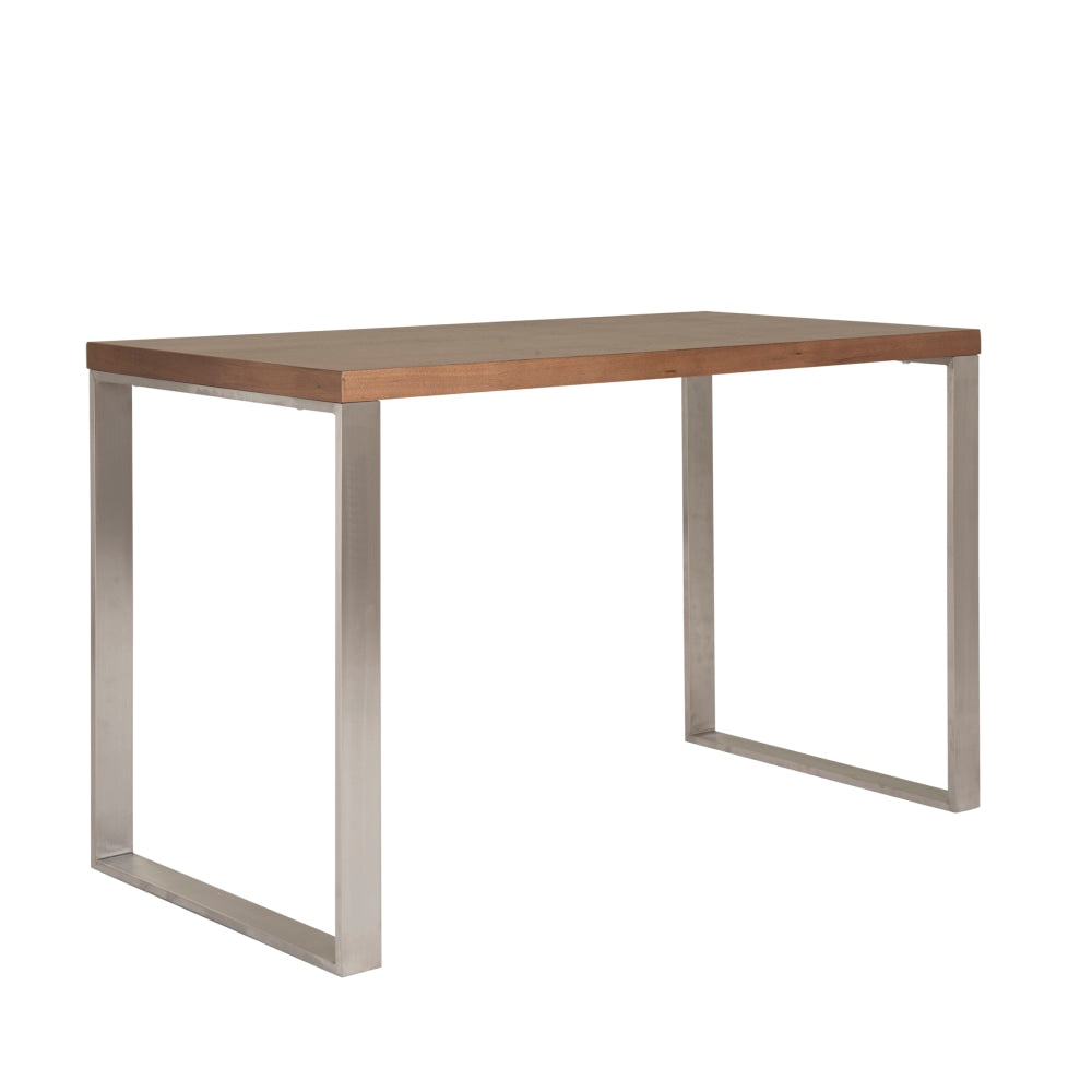 Eurostyle Dillon 48inW Writing Desk, Walnut