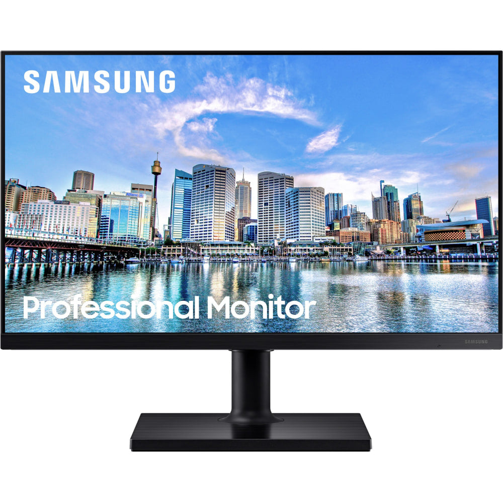 Samsung F24T454FQN 24in Class Full HD LCD Monitor - 16:9 - Black - 24in Viewable - 1920 x 1080 - 5 ms - 75 Hz Refresh Rate