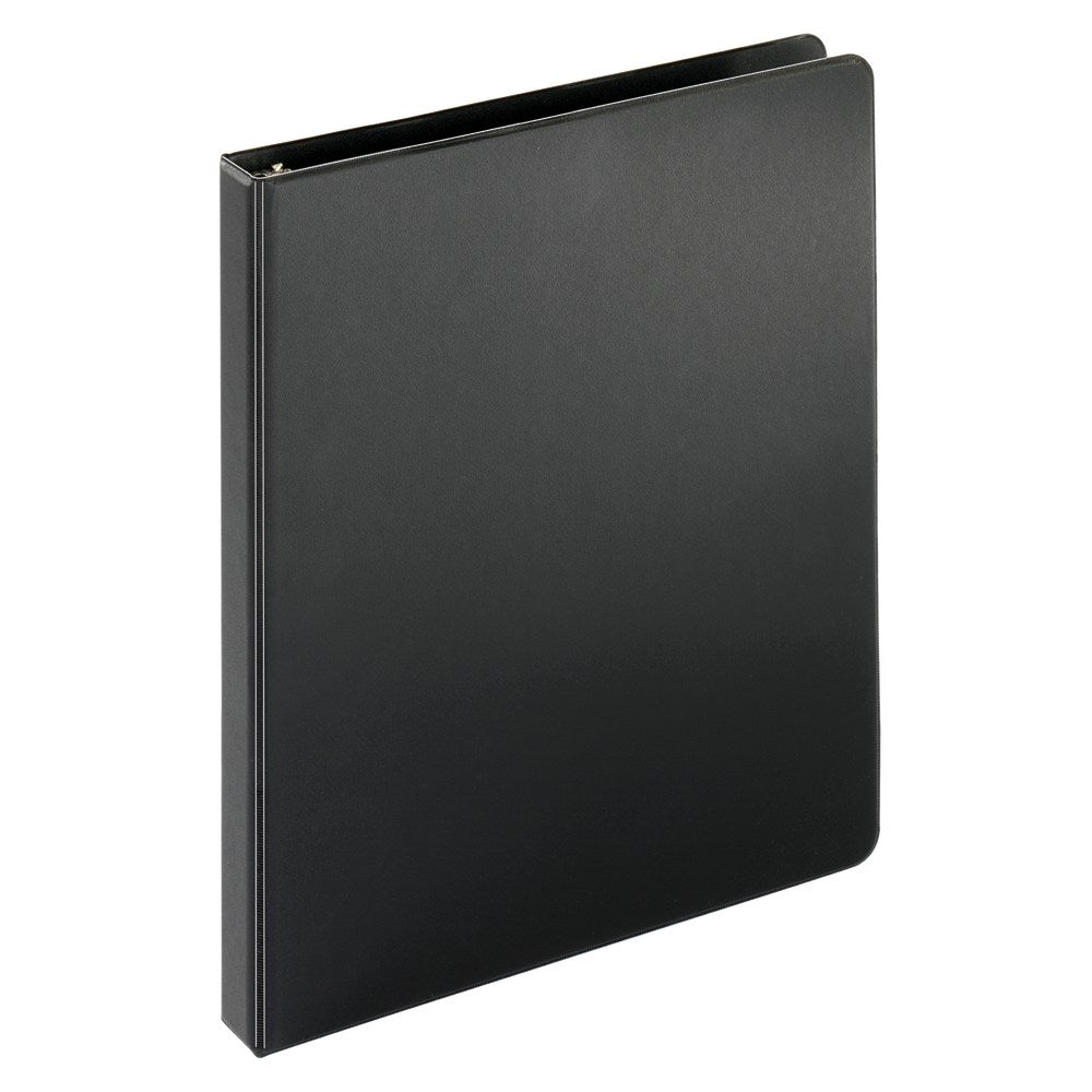 Just Basics Economy Nonview 3-Ring Binder, 1/2in Round Rings, Black